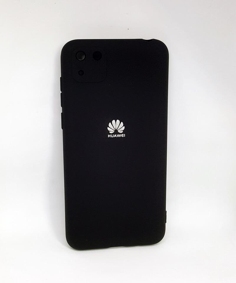 Накладка Silicone Case Full Camera для Huawei Y5P чорна