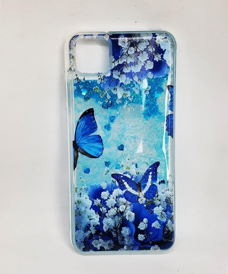 Накладка Fluid Painted для Huawei Y5P "Метелики"