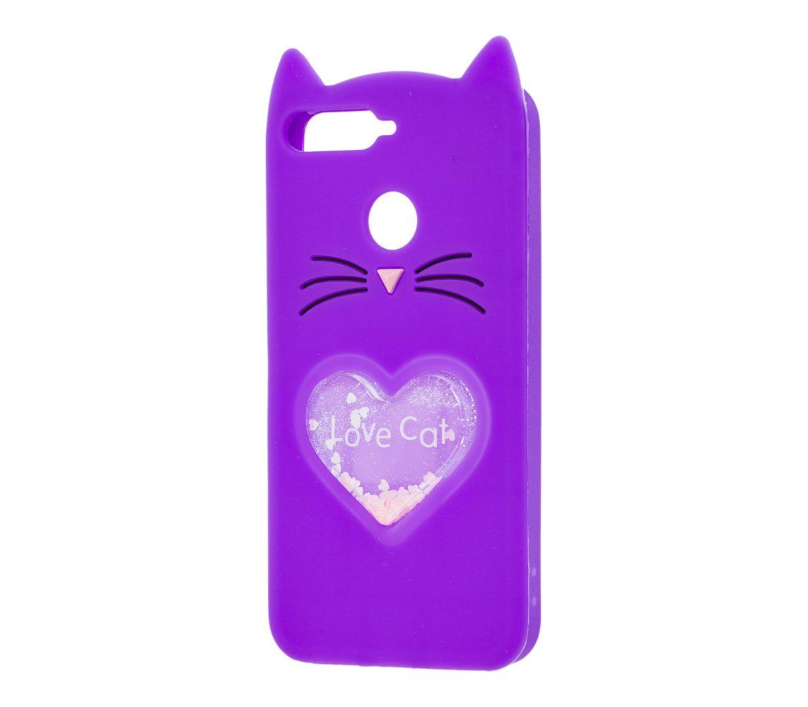 Накладка CATS Heart для Huawei Nova 4 фіолетова