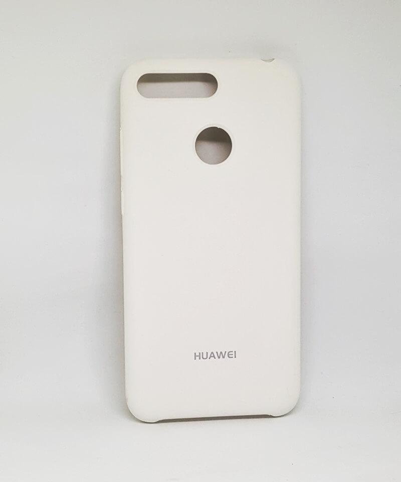 Накладка Silicone Case Premium для Huawei Y6 Prime (2018) (ATU-l21)/ Honor 7C  (AUM-L41) / Honor 7A Pro (AUM-L29)   (White)