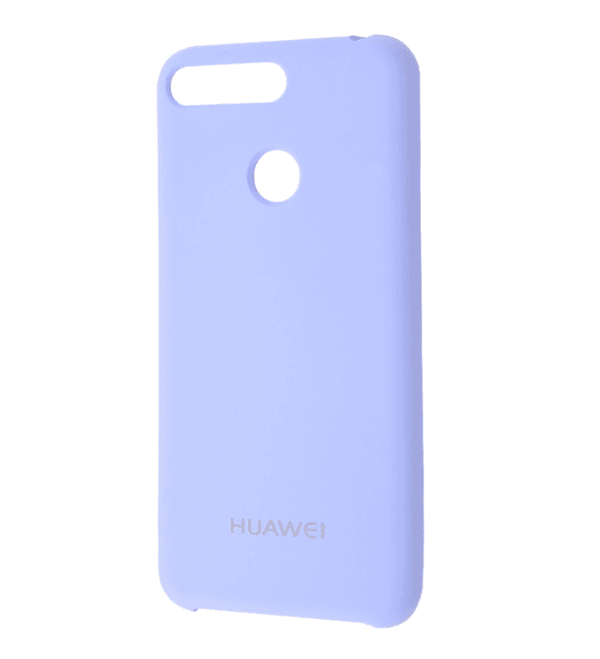 Накладка для Huawei Y6 Prime (2018) (ATU-l21)/ Honor 7C  (AUM-L41) / Honor 7A Pro (AUM-L29)    Silicone Cover (Lilac cream)