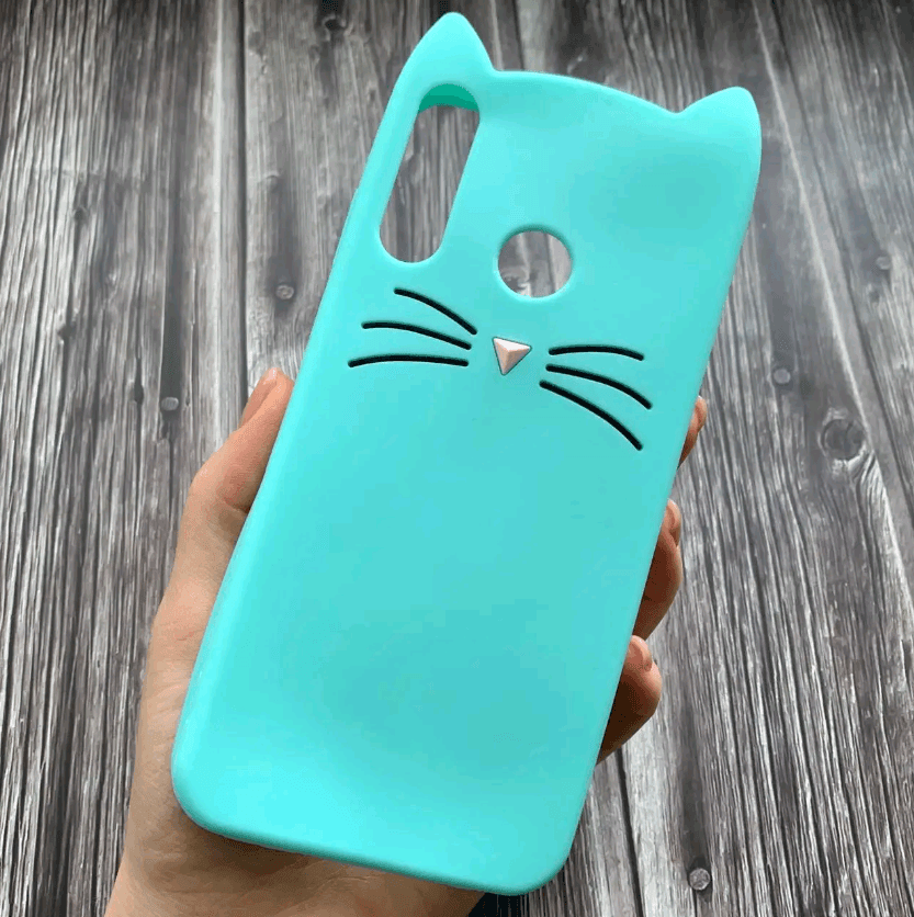 Накладка 3D Cat для Huawei Y6p м`ятна