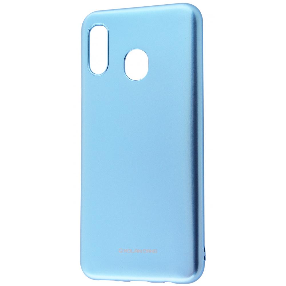 Molan Cano Glossy Jelly Case Huawei Y7 2019 (blue)