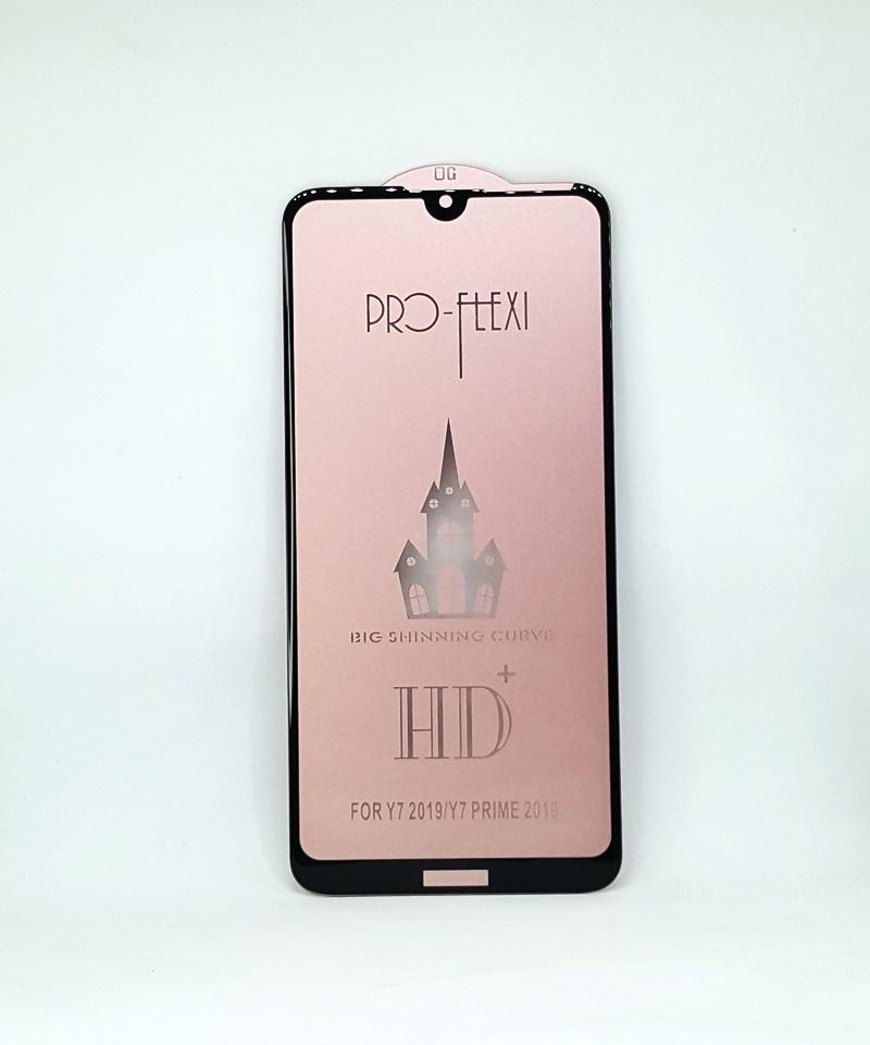 Захисне скло Flexi HD+ для Huawei Y7 2019 (Чорне)