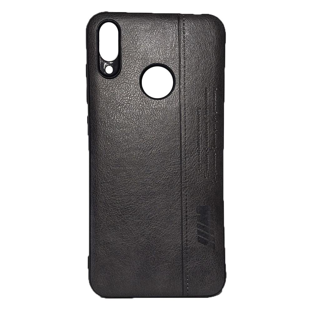 Накладка Leather для Huawei Y7 2019 (Сіра)