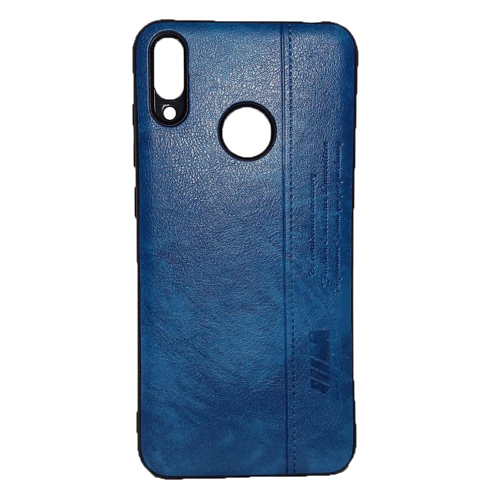 Накладка Leather для Huawei Y7 2019 (Блакитна)