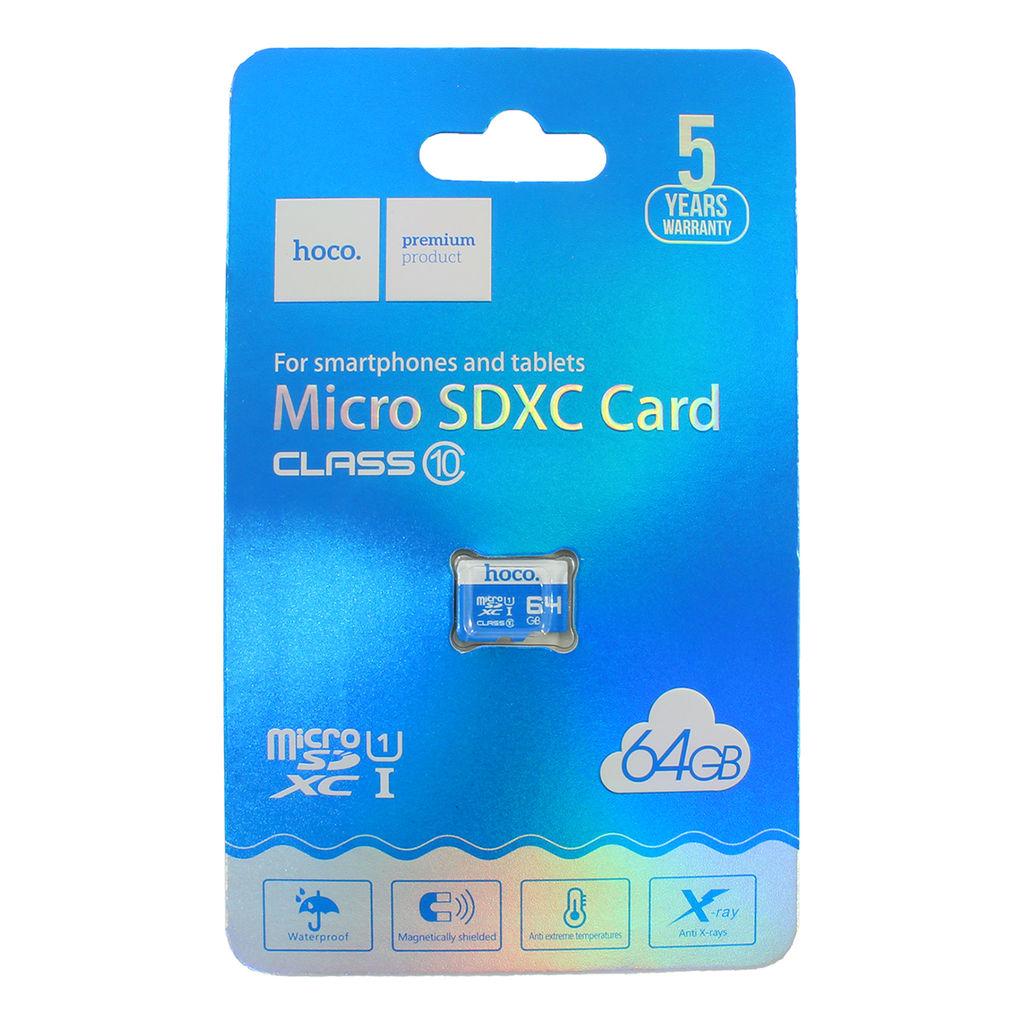 Hoco MicroSD 64Gb (Class 10) (card only)