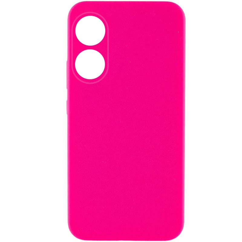 Silicone Cover Lakshmi Full Camera (AAA) для Oppo A78 4G (Barbie pink)