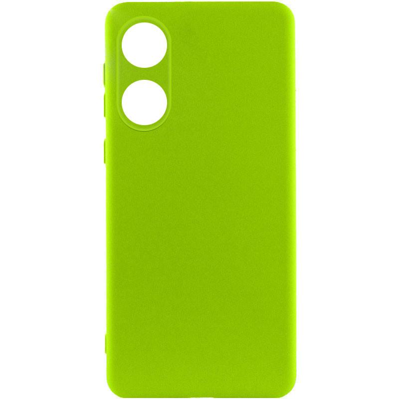 Silicone Cover Lakshmi Full Camera (AAA) для Oppo A78 4G (Mint)