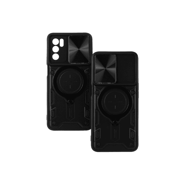 Накладка Protective Stand Case для OPPO A16/A16S/A54S  (Black)