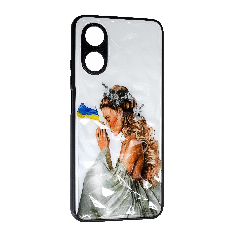 Накладка Ladies Camera для Oppo A17 Pray for Ukraine