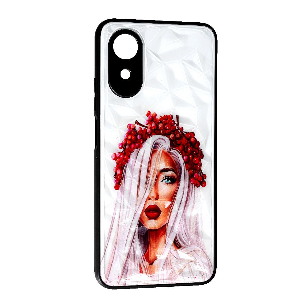 Накладка Ladies Camera для Oppo A17K Ukrainian Girl