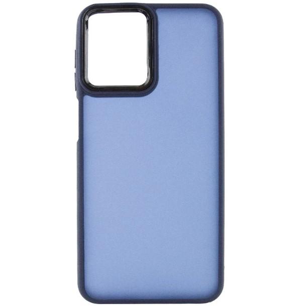 Накладка TPU+PC Lyon Frosted для  Oppo A3 4G / A3x /A40m (Navy Blue)