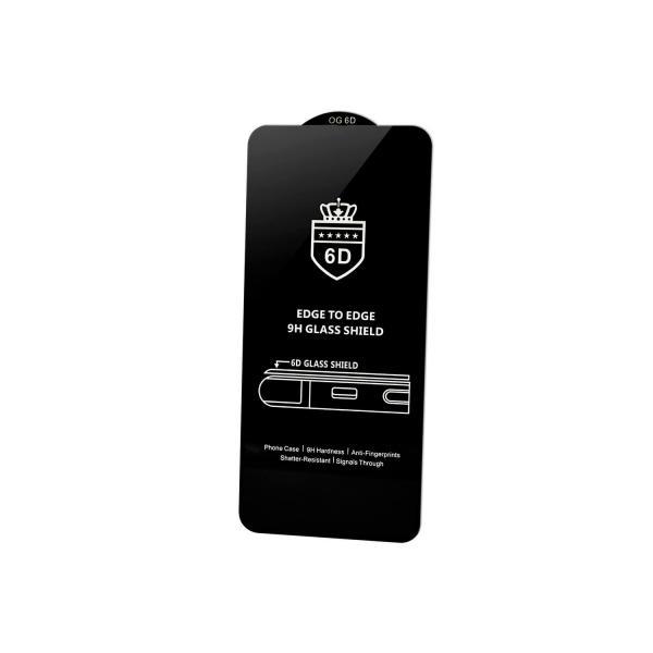 Захисне скло 6D OG Crown для Oppo A52/A72 /Realme 6/6S / One Plus Nord N10  з чорною рамкою