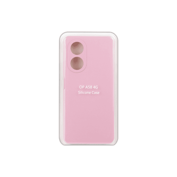 Накладка Fibra для Oppo A58 (Light pink)