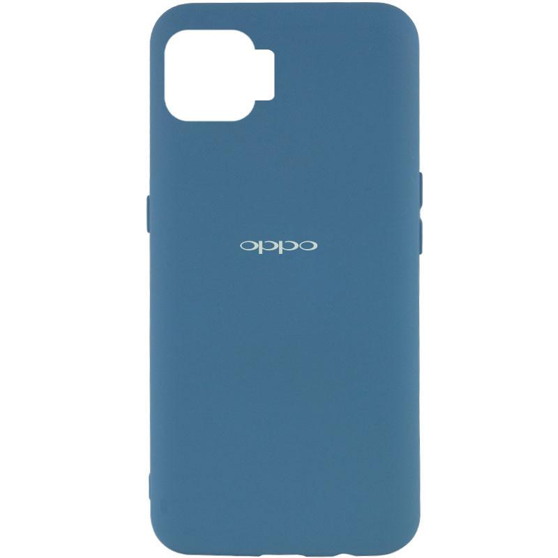 Silicone Cover My Color Full Protective (A) для Oppo A73 (Navy Blue)