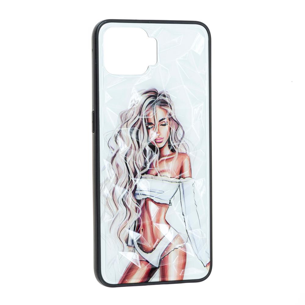 Накладка Ladies для Oppo A73  Girl White