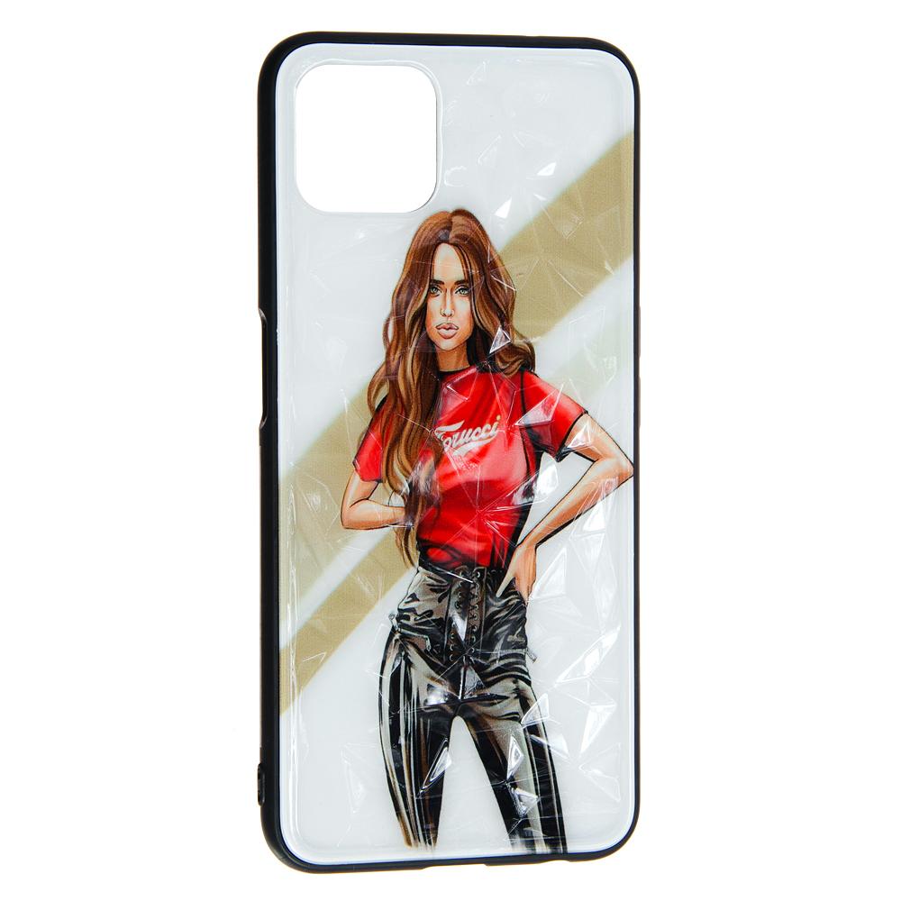 Накладка Ladies для Oppo A53 5G/A73 5G/A52 5G/A72 5G Girl Red