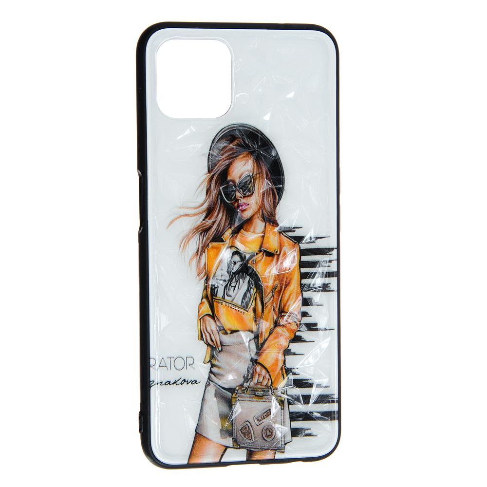 Накладка Ladies для Oppo A53 5G/A73 5G/A52 5G/A72 5G Girl Yellow