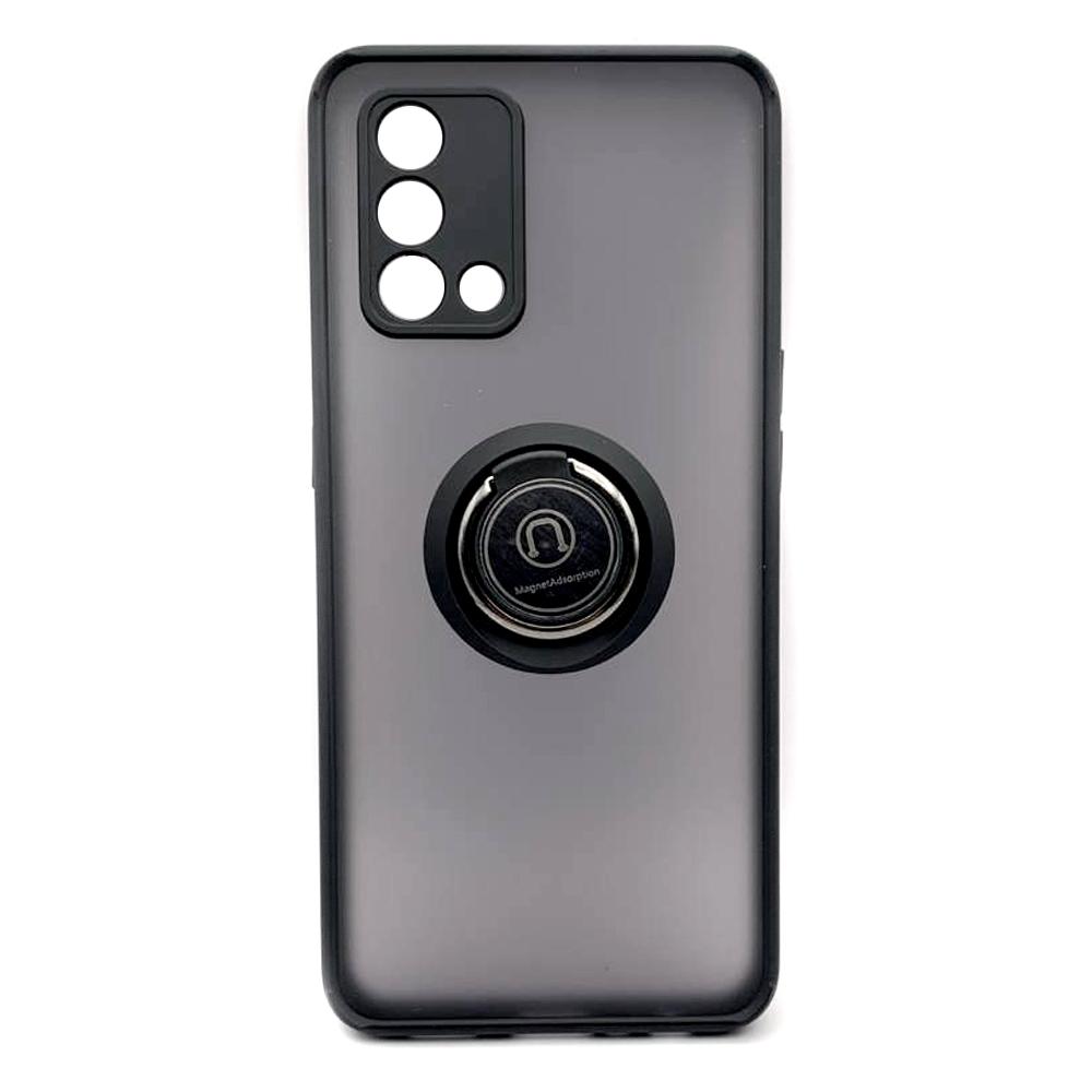 Накладка Totu Gingle Ring для Oppo A74 4G / Reno 6 Lite / A95 / F19 / F19S чорна