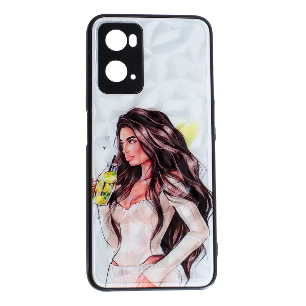 Накладка Ladies для Oppo A76/A96/A36 Дівчина з лимонадом