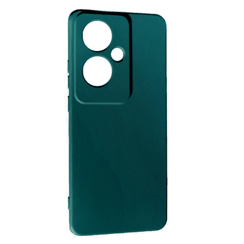 Silicone Cover Full Camera no logo (A) для Oppo Reno 11F (Dark green)