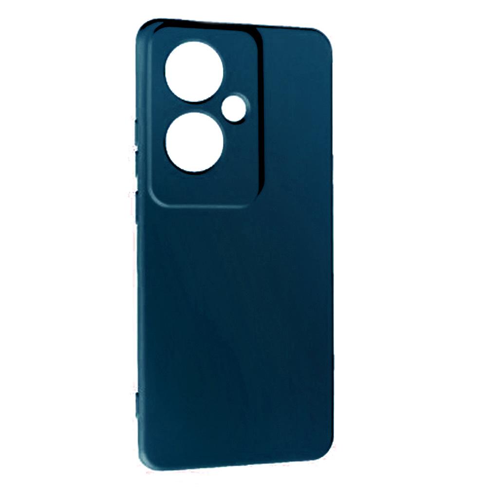 Silicone Cover Full Camera no logo (A) для Oppo Reno 11F (Dark blue)