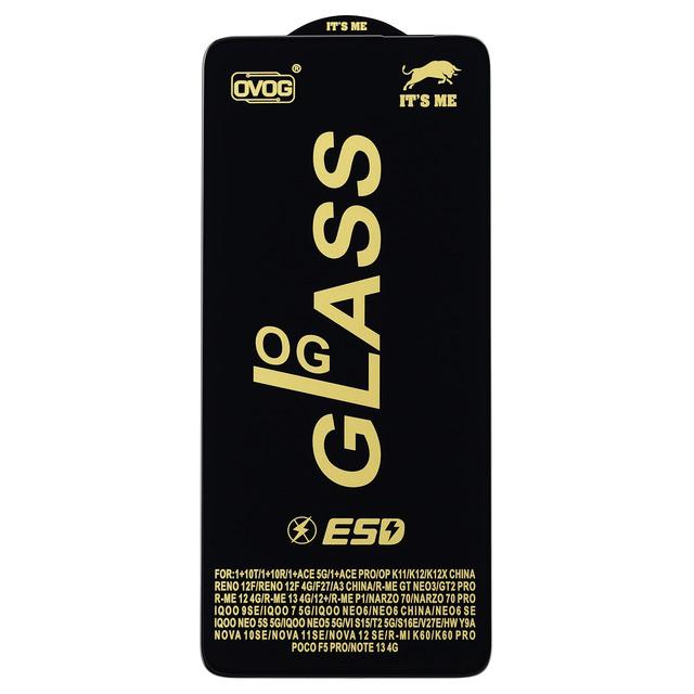 Захисне скло OG Glass для Oppo Reno12 F / One Plus 10T / 10R/ Ace 5G / Realme GT NEO 3/ GT2 PRO