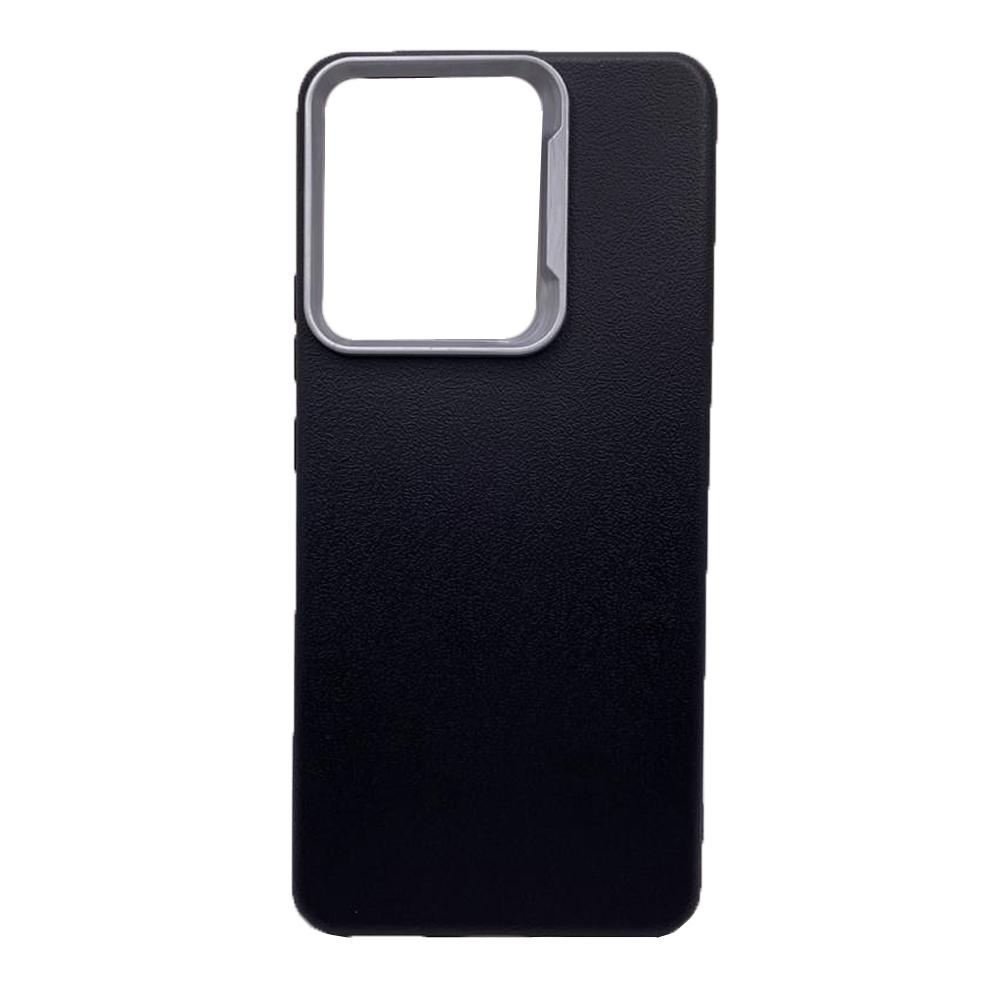 Чохол Leather Case Metal Buttons для Oppo Reno 13F (Black)