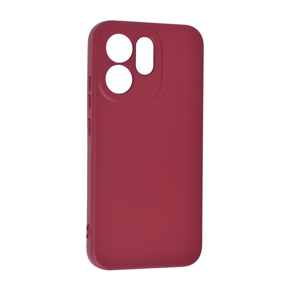 Накладка Silicone case SMTT для Oppo Reno 15 Pro бордова