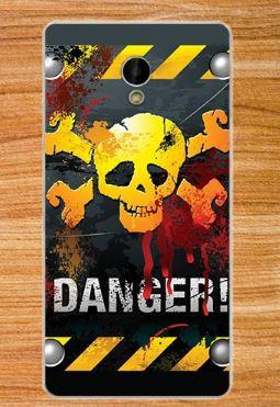 Чехол для Prestigio Grace S5 PSP5551 DUO "Danger"   (силикон)