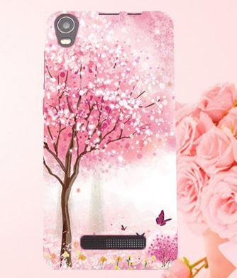 Чехол для  Prestigio Wize M3 PSP3506 DUO "Сакура" (силикон)