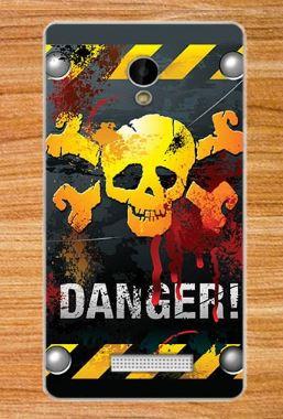 Чехол для Prestigio Muze C3 3504 DUO "Danger" (силикон)