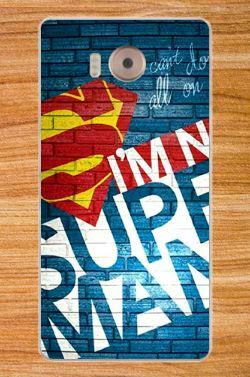Чехол для Prestigio Grace R7 7501 Duo "Not superman" (силикон)