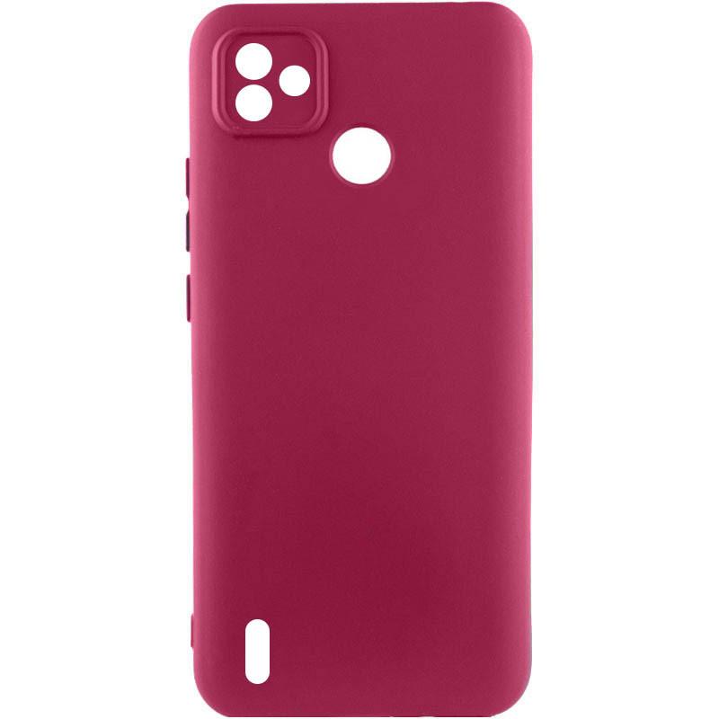 Silicone Cover Full without Logo (A) для Tecno Pop 5 (Marsala)