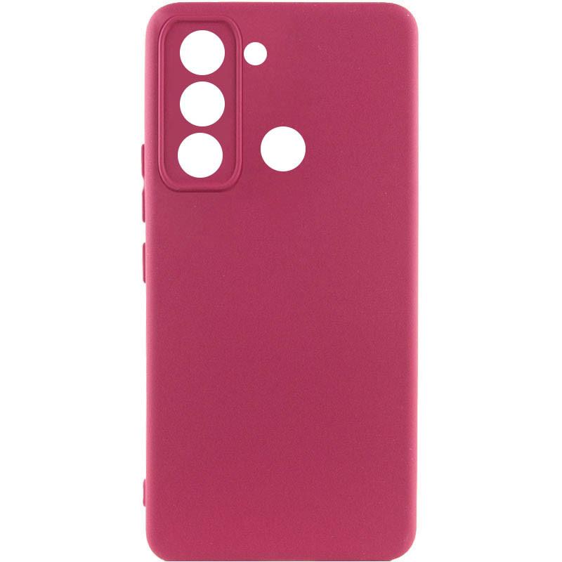 Silicone Cover My Color Full Camera (A) для Tecno Pop 5 LTE (Marsala)