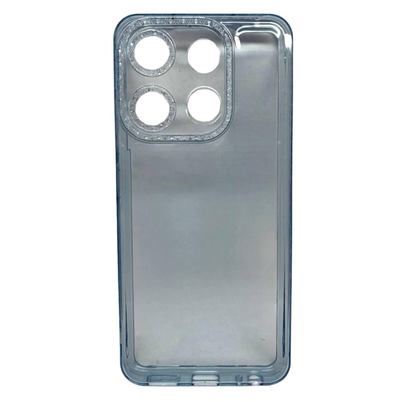 Накладка Starfall Clear для TECNO Spark Go 2023 (BF7n)/Pop 7 (BF6)/Infinix Smart 7 (Блакитна)