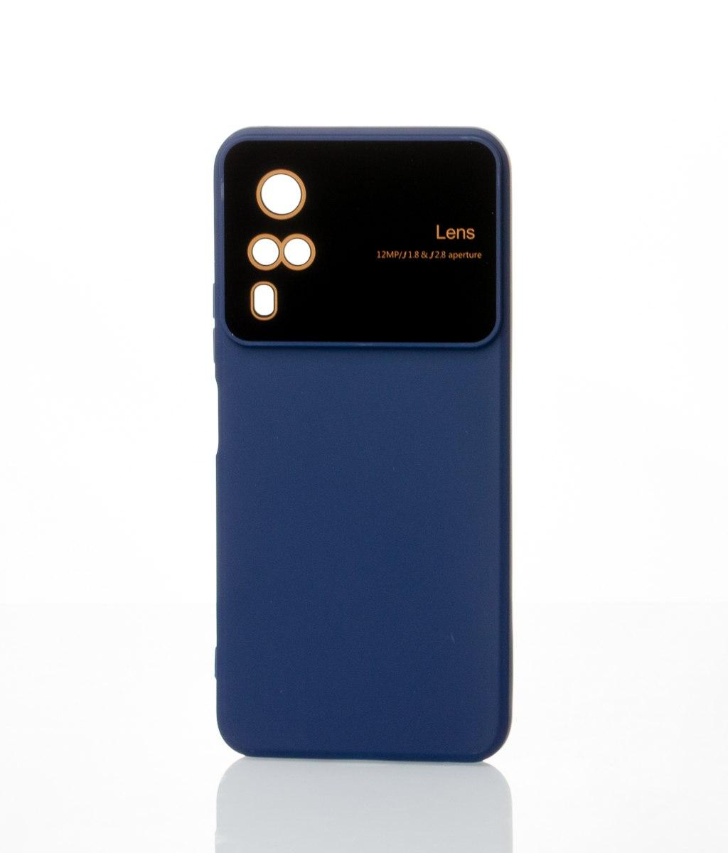 Накладка CAMERA PROTECTION для Vivo Y31/Y51/Y53s 4G (темно-синя)