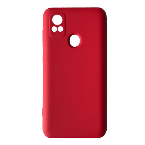 Silicone Cover Full Camera without Logo (A) для ZTE Blade A31 (Rose red)