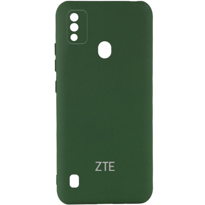 Silicone Cover My Color Full Camera (A) для ZTE A51 (Dark green)