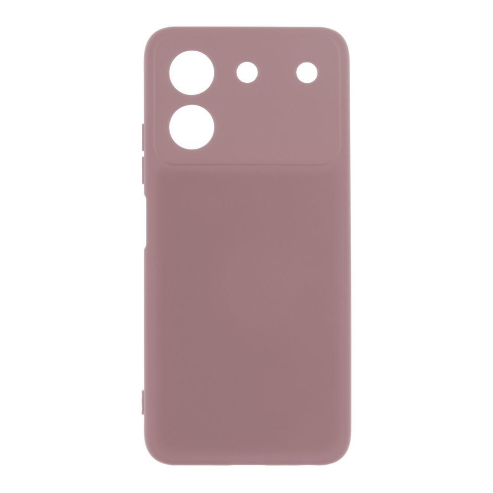 Silicone Cover Full Camera without Logo (A) для ZTE Blade A54/ A34  (Pink sand)