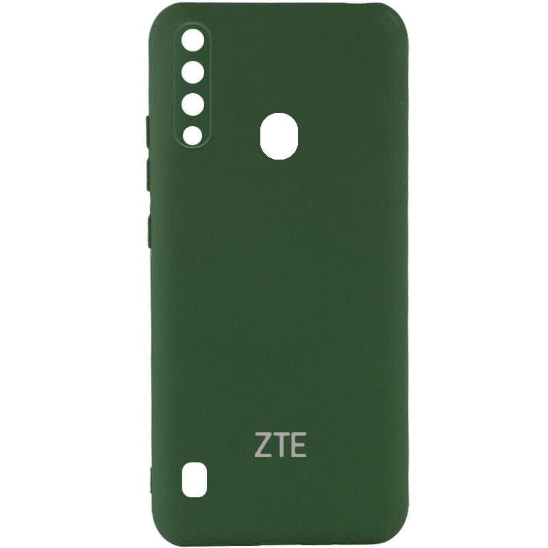 Silicone Cover My Color Full Camera (A) для ZTE A7 Fingerprint 2020 (Dark green)