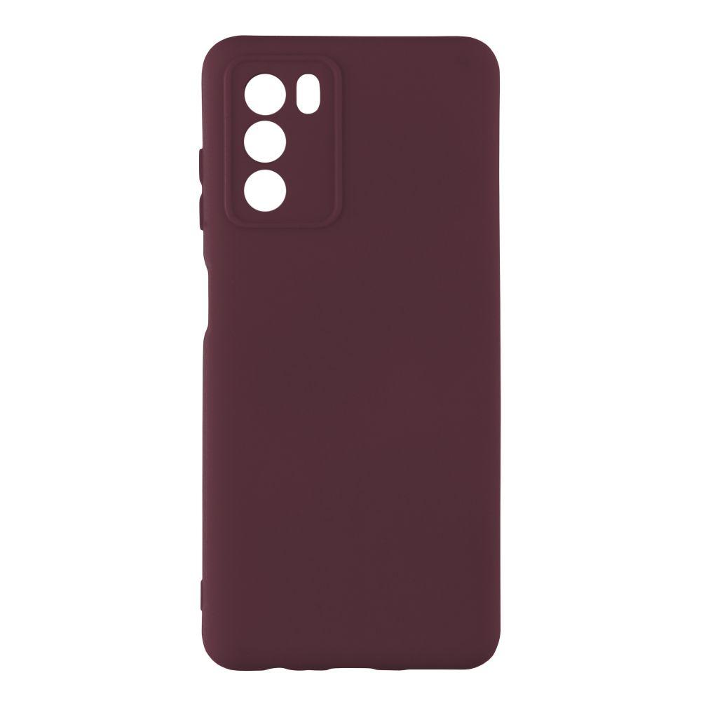 Чохол Silicone Full Camera для ZTE A72 / V40 Vita  (Maroon)