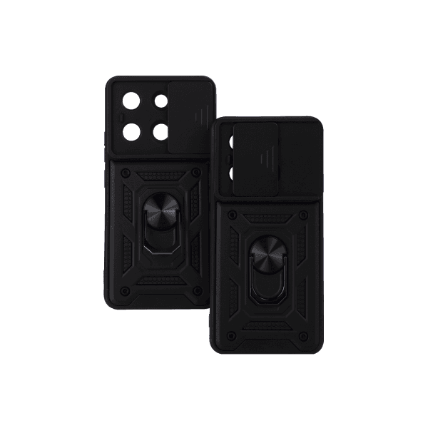 Накладка  Camshield Serge Ring for Magnet для ZTE Nubia Focus 5G / A75 5G Чорний