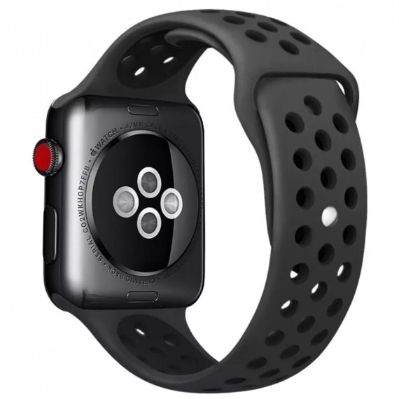 Ремінець Silicone Sport для Watch 42/44/45 mm black-0