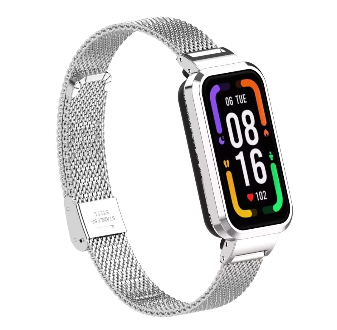 Ремінець Milanese Loop для Xiaomi Redmi Smart Band Pro (Silver)-0