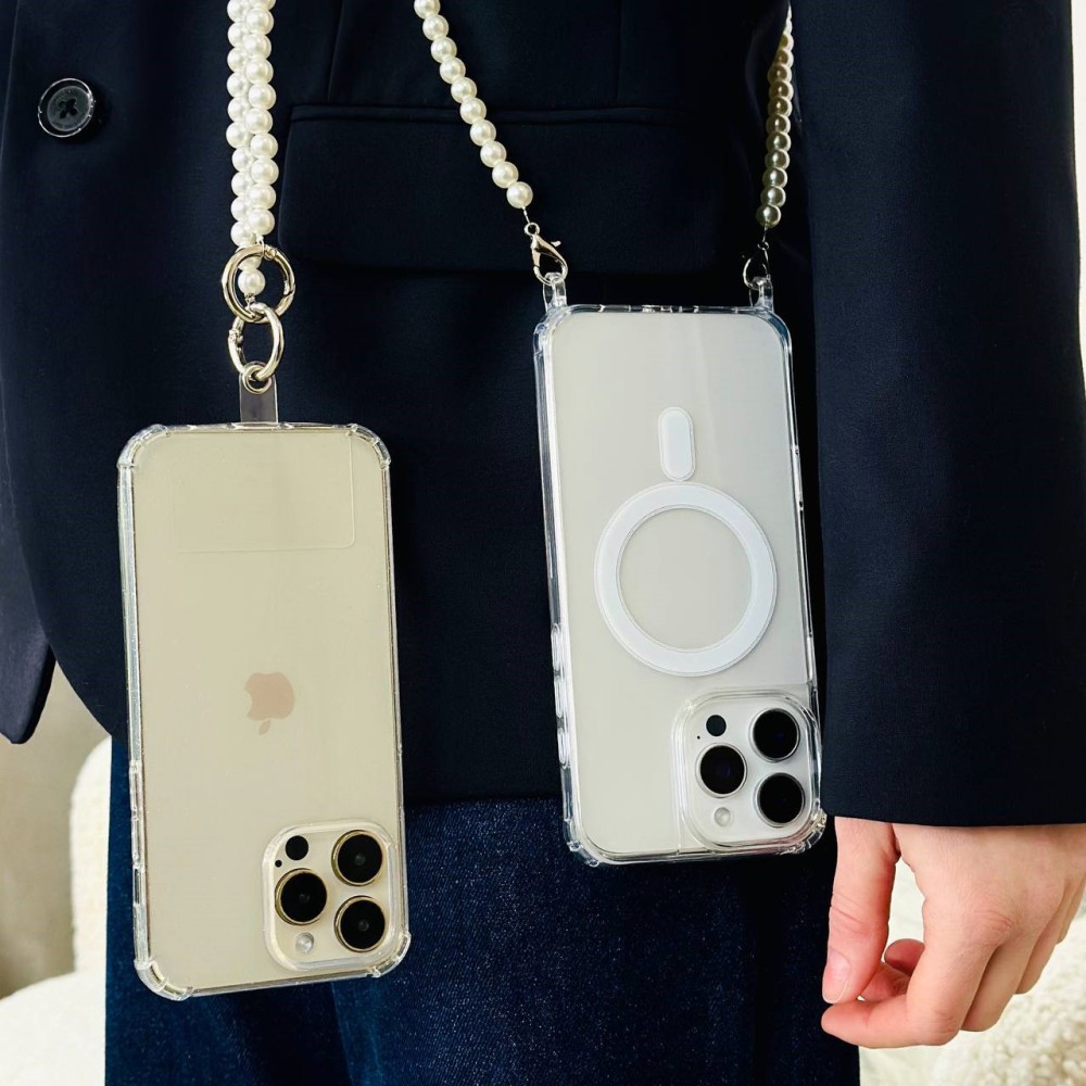 Ремінець Перлина для телефону 120 см (Білий)-2