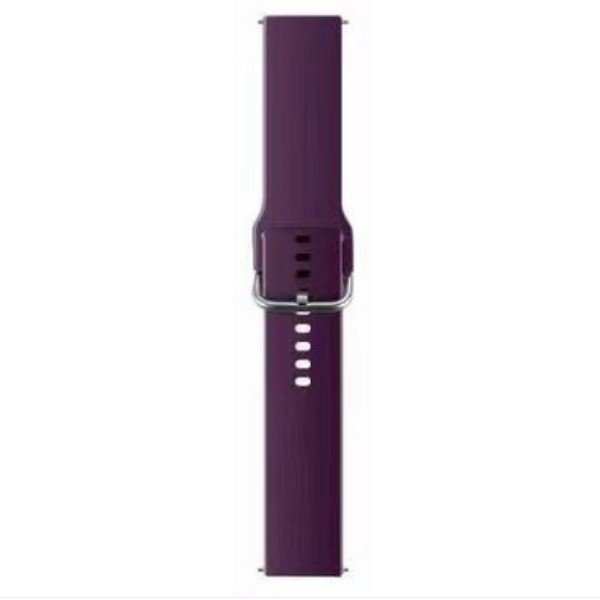 Ремінець Silicon для  20 mm (мет. застібка)  (Dark purple)-0