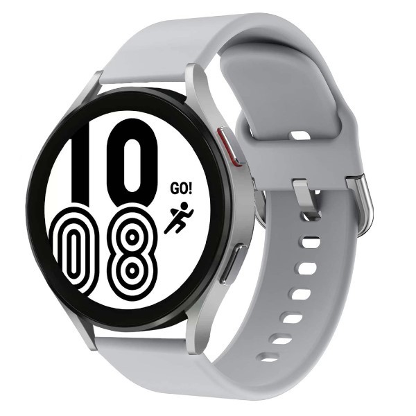 Ремінець Silicone для Samsung Watch 4 / Watch 5 / Watch 6 / Watch 7 20 mm (Grey)-0
