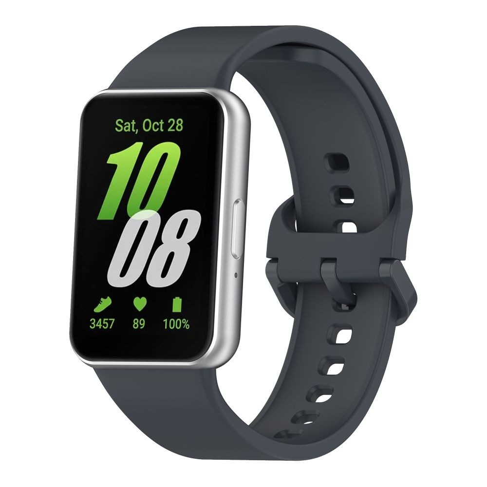 Ремінець для Samsung Galaxy Fit 3 (R390) Silicone (Grey)-0